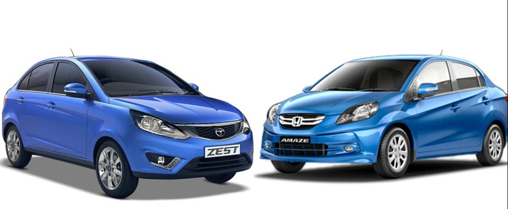 honda amaze tata zest