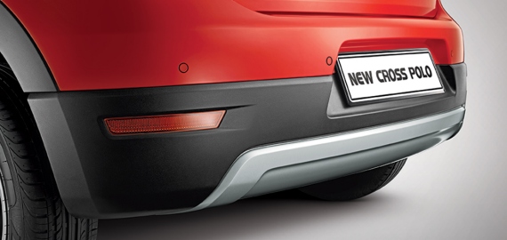 rear-bumper new cross polo VW