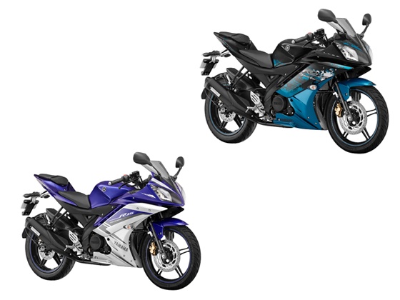 Yamaha R15 GP Blue and Streaking Cyan 2 new colors introduced