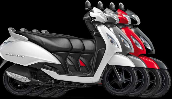 TVS Jupiter Colors