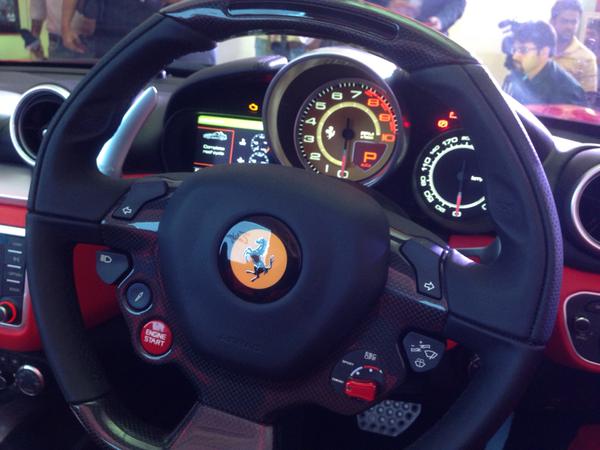 Ferrari California T Steering + Interiors