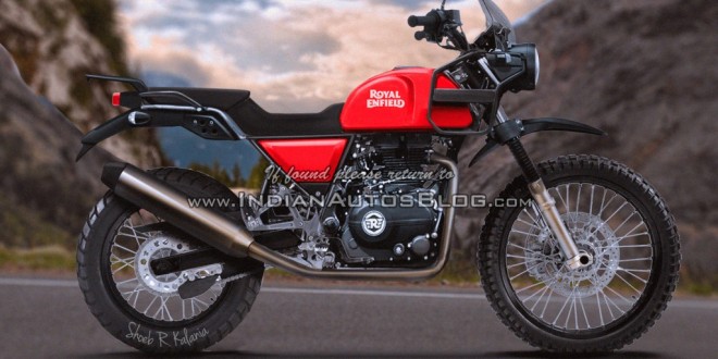 Royal Enfield Himalayan Rendering