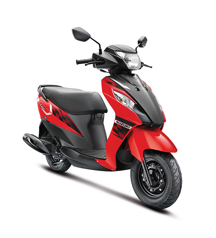 SUZUKI-LET'S-IN-TRENDY-NEW-DUAL-TONE-COLOURS-RED