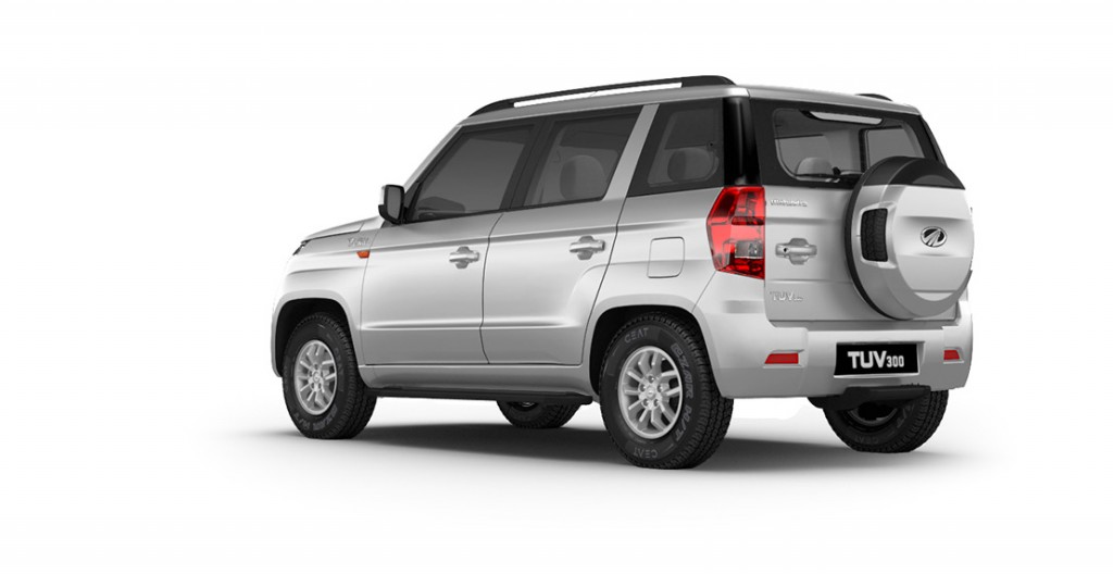 Mahindra TUV300 Silver Majestic Silver