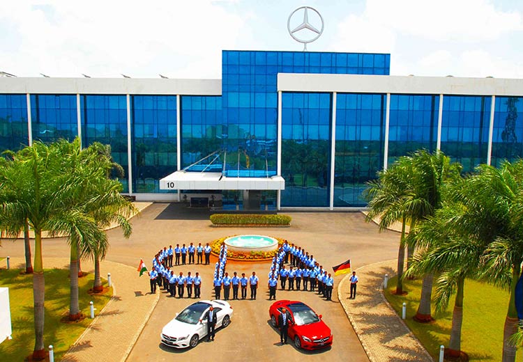 Mercedes Benz CLA India Production
