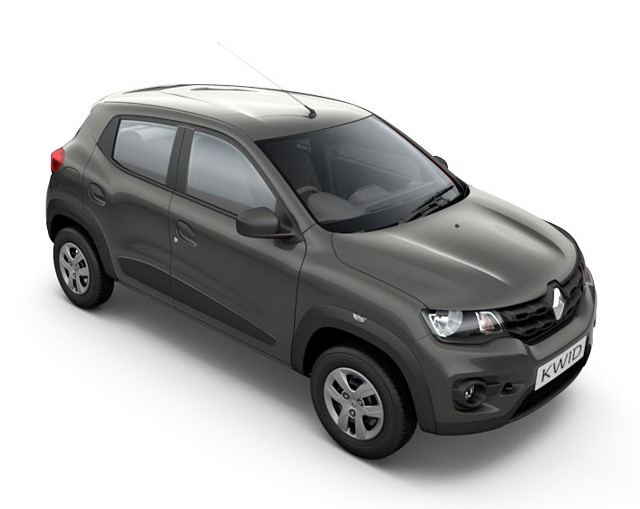 Renault Kwid in Planet Grey Colour