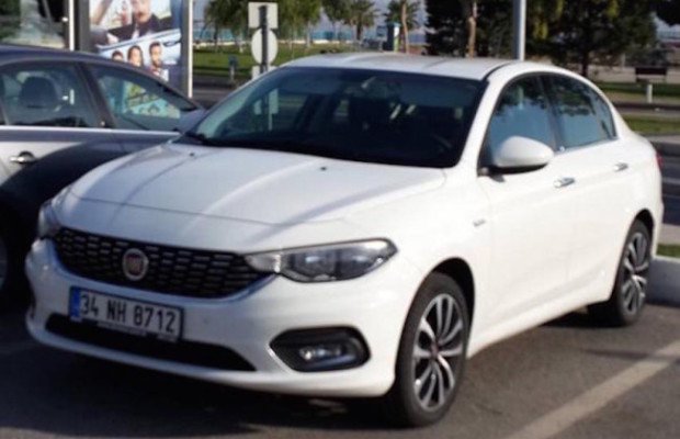 Fiat Egea spotted in India