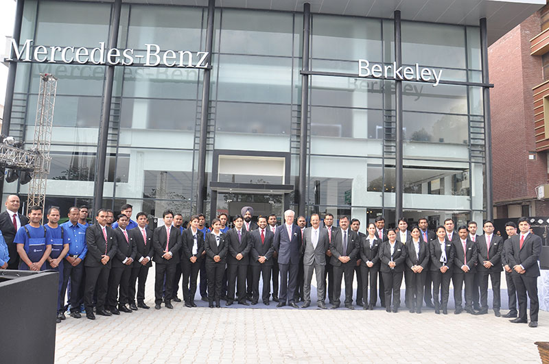 Group Pic taken at Mercedes Benz Showroom, Dehradun