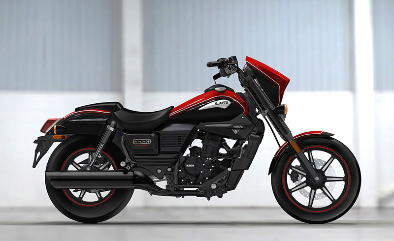 UM Motorcycles Renegade Sport Young red color