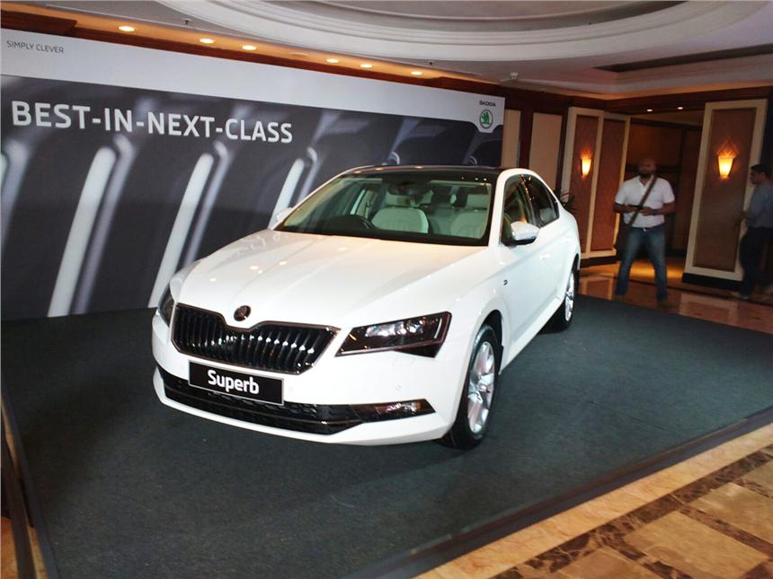 The new 2016 Skoda Superb was launched in Mumbai