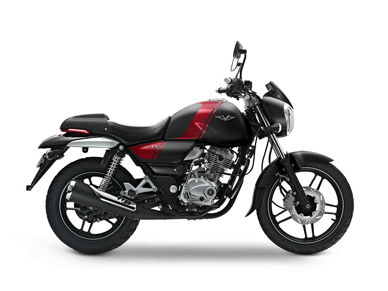 Bajaj V Ebony Black Color motorcycle