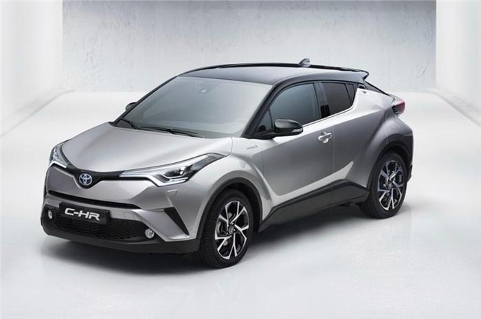 Toyota CH-R seen before Geneva Motorshow