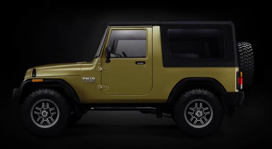 Next Generation Mahindra Thar Rendering 1