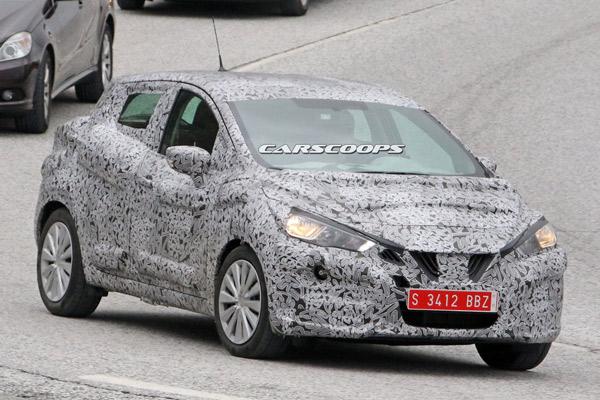 Next Generation Nissan Micra Spotted Testing