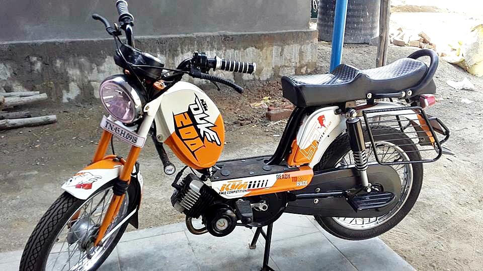 TVS KTM Duke Modification