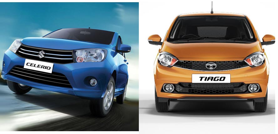 Tata Tiago vs Maruti Celerio