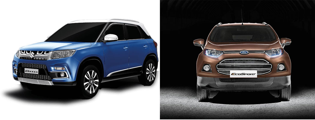Maruti Vitara Brezza vs Ford EcoSport