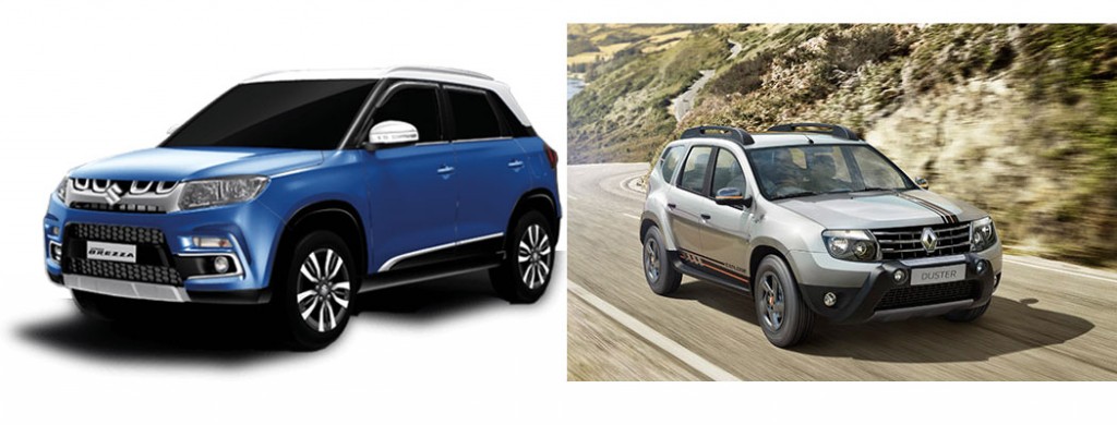 Vitara Brezza vs Renault Duster Comparision