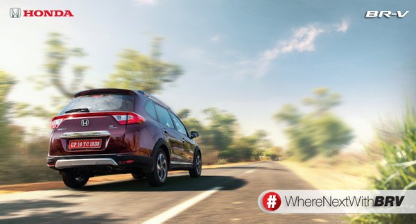 Honda BR-V Rear view photos