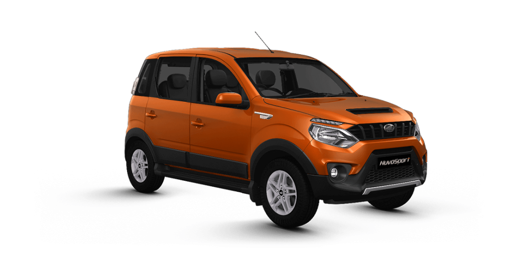 Mahindra NuvoSport Orange color