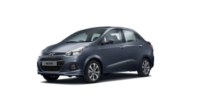 Hyundai Xcent Twilight Blue Color