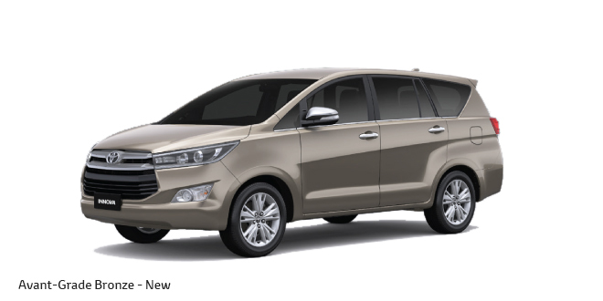 Toyota Innova Crysta Avant Grand Bronze Color (New Color) - 2020 model BS6 variant