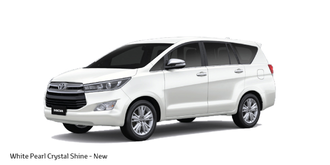 Toyota Innova Crysta in White Shine Color (New Color Introduction: White Pearl Crystal Shine ) - Innova Crysta BS6 2020 model