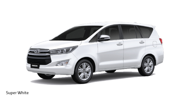Innova Crysta Super White Color - BS6 Innova Crysta 2020 model 