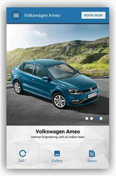 Volkswagen Ameo Mobile App