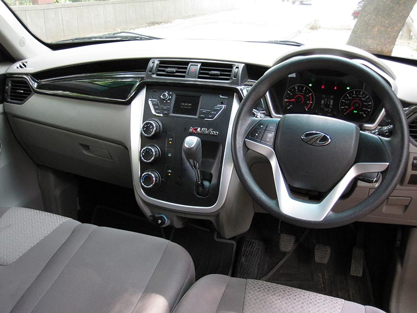 Mahindra KUV100 Interior + Steering Wheel