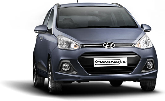 Hyundai Grand i10 in Twilight Blue Color