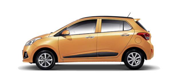 Hyundai Grand i10 Colors - Golden Orange
