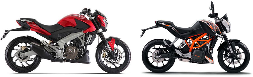 1_-Duke-390-vs-Bajaj-Pulsar-vs400-Specifications