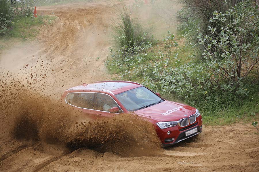 New BMW X3 in Jaypore Rally 2016