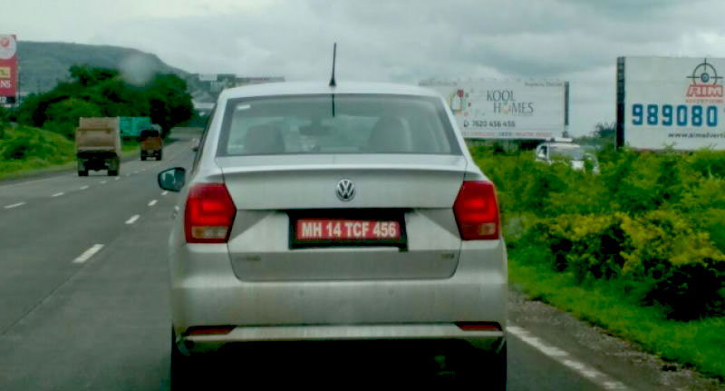 Volkswagen Ameo Diesel Spyshots
