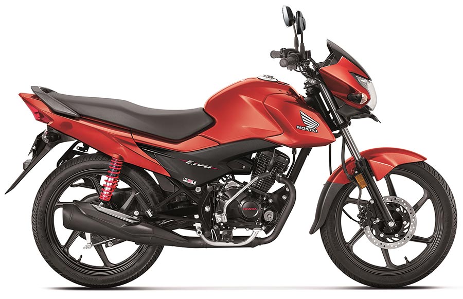 Honda Livo Imperial Red Metallic Color