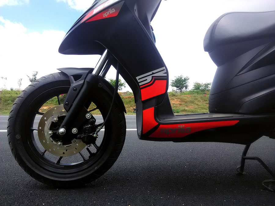 Aprilia SR 150 Brakes and Suspension