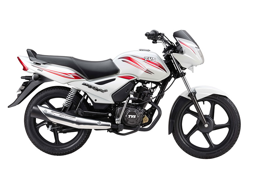 TVS Star City+ White