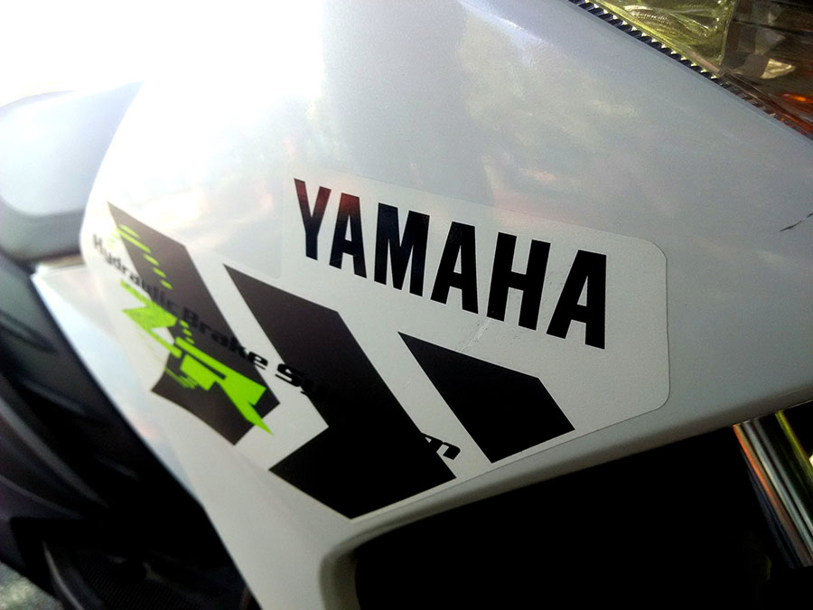 Yamaha Logo on Scooter