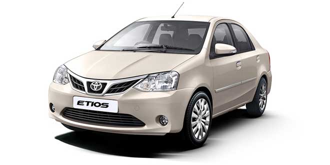 Toyota Etios Beige Color 