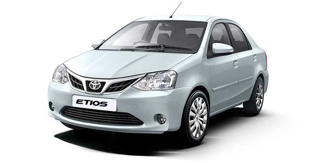 Toyota Etios Symphony Silver Color 