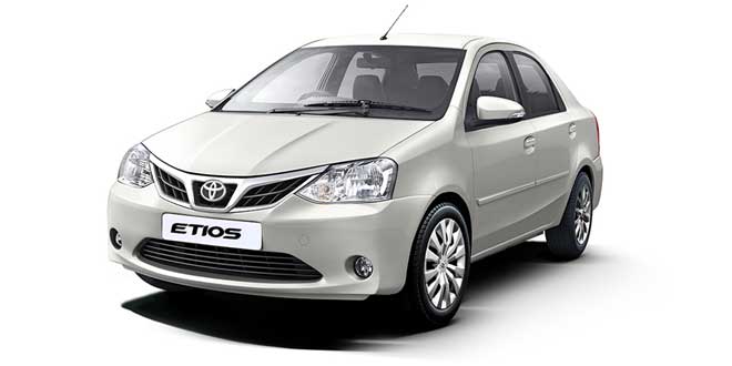 Toyota Etios White Color (New Pearl White Color)