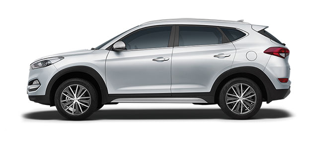 2016 Hyundai Tucson in Pure White Color