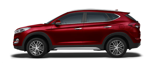 2016 Hyundai Tucson Wine Red Color