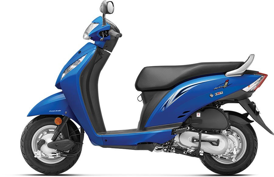 Honda Activa i Blue Color - Candy Jazzy Blue Color