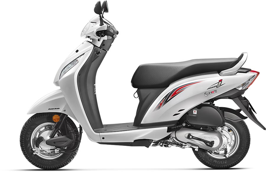 Honda Activa i White Color Pearl Amazing White Color 