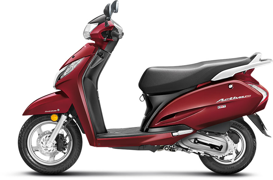 Honda Activa 125 Rebel Red Metallic Color