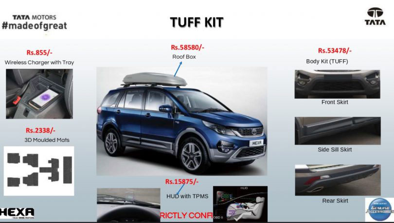 Tata Hexa Tufff Customisation Kit