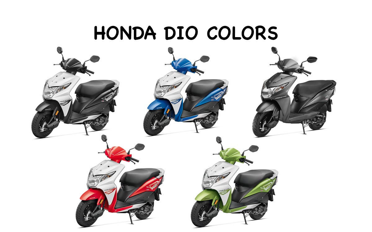 Honda Dio All Colors