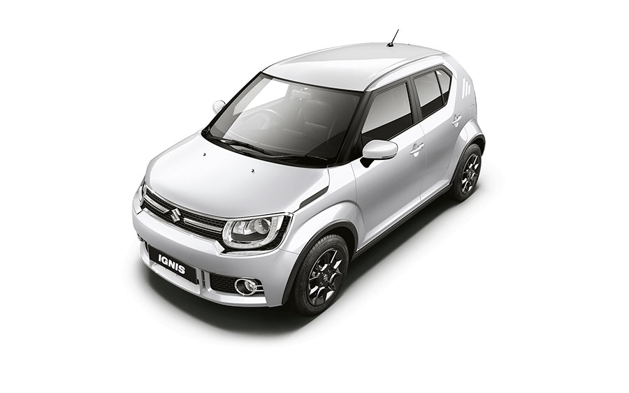 Maruti Ignis in Pearl Arctic White Color